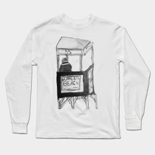 Black and white lifeguard stand Long Sleeve T-Shirt